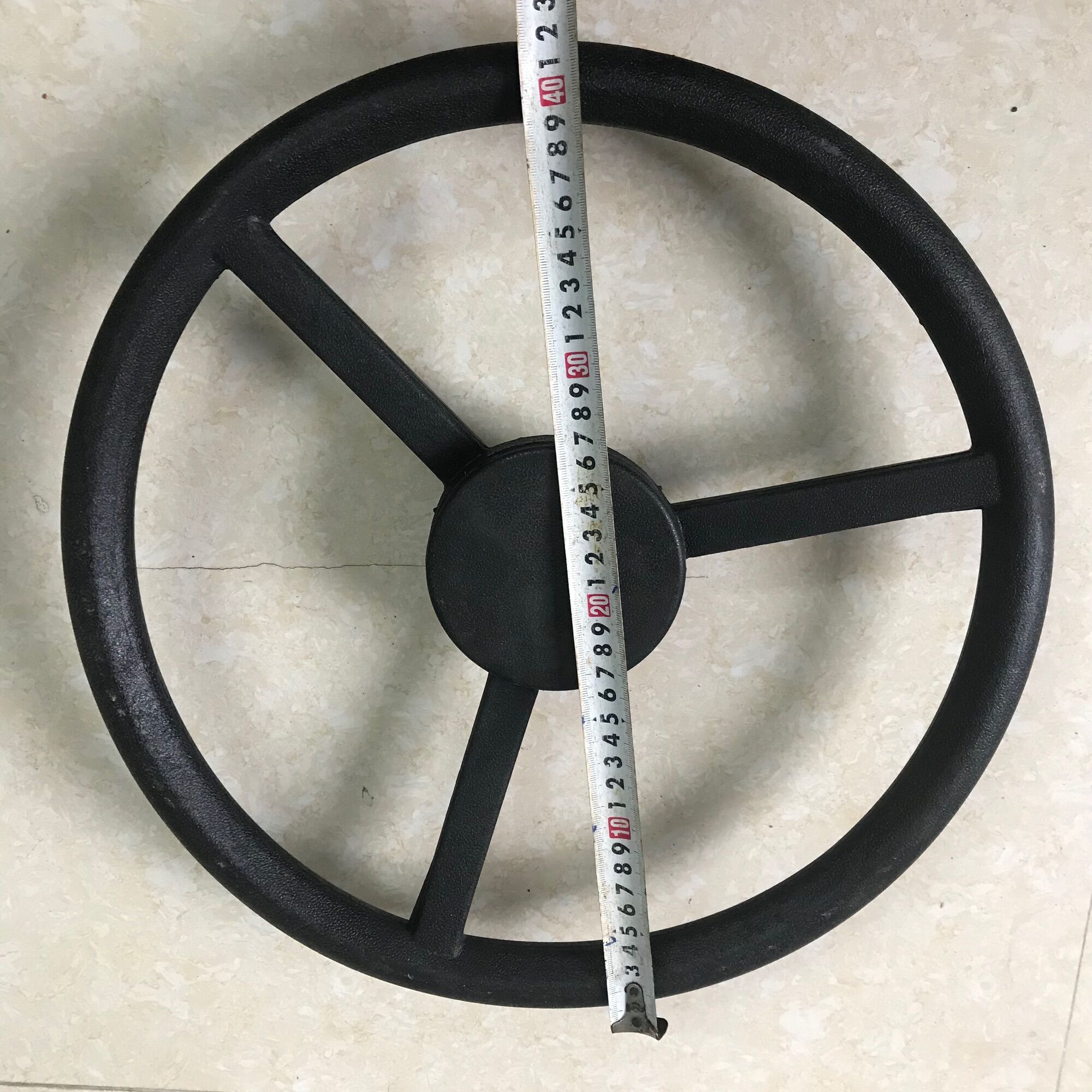 Vô lăng cho xe công nông, vô lăng chế xe 4 bánh loại đường kính trục 18mm
