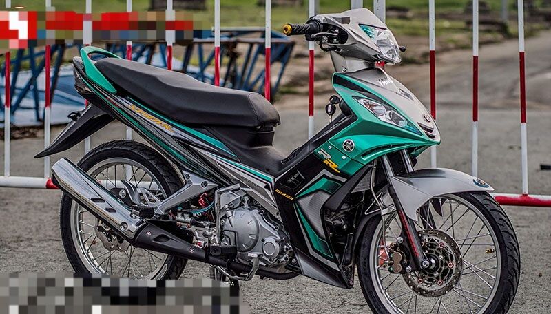 Tem rời exciter 2010 đen bạc xanh