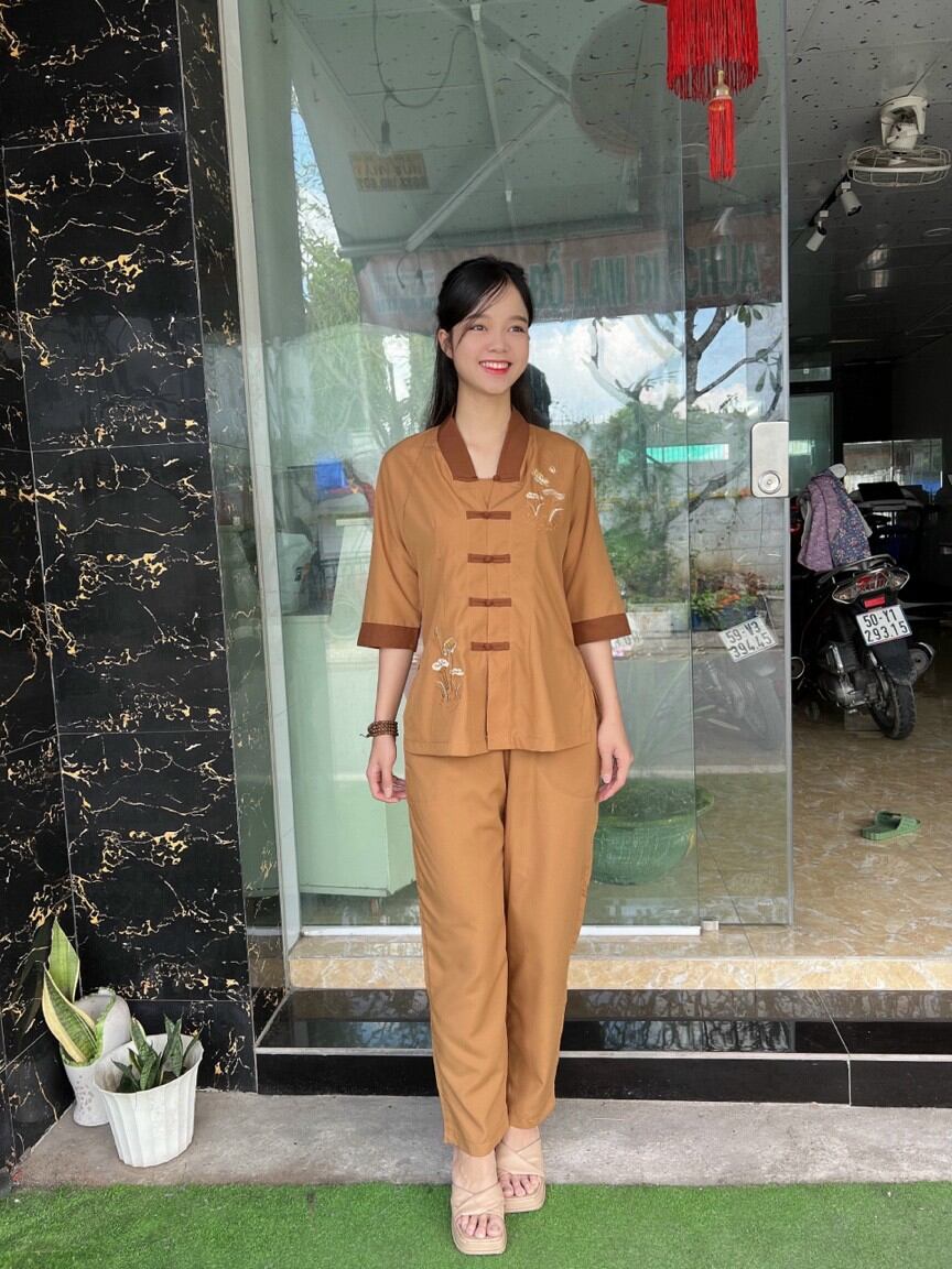 Đồ Bộ Đi Chùa  - Mẫu La Hán Phối