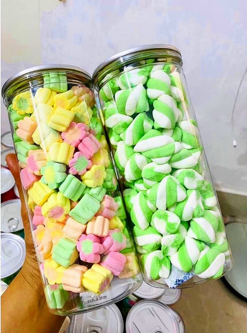 Kẹo Bông Marshmallow Lon Pet 250gr [HÌNH THẬT ]  ĐƠN TỪ 50K