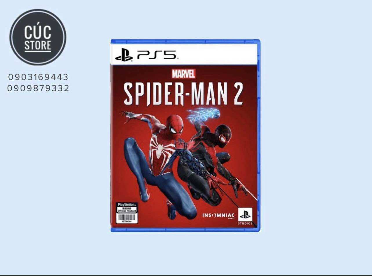 Đĩa chơi game ps5: marvel’s spider-man 2