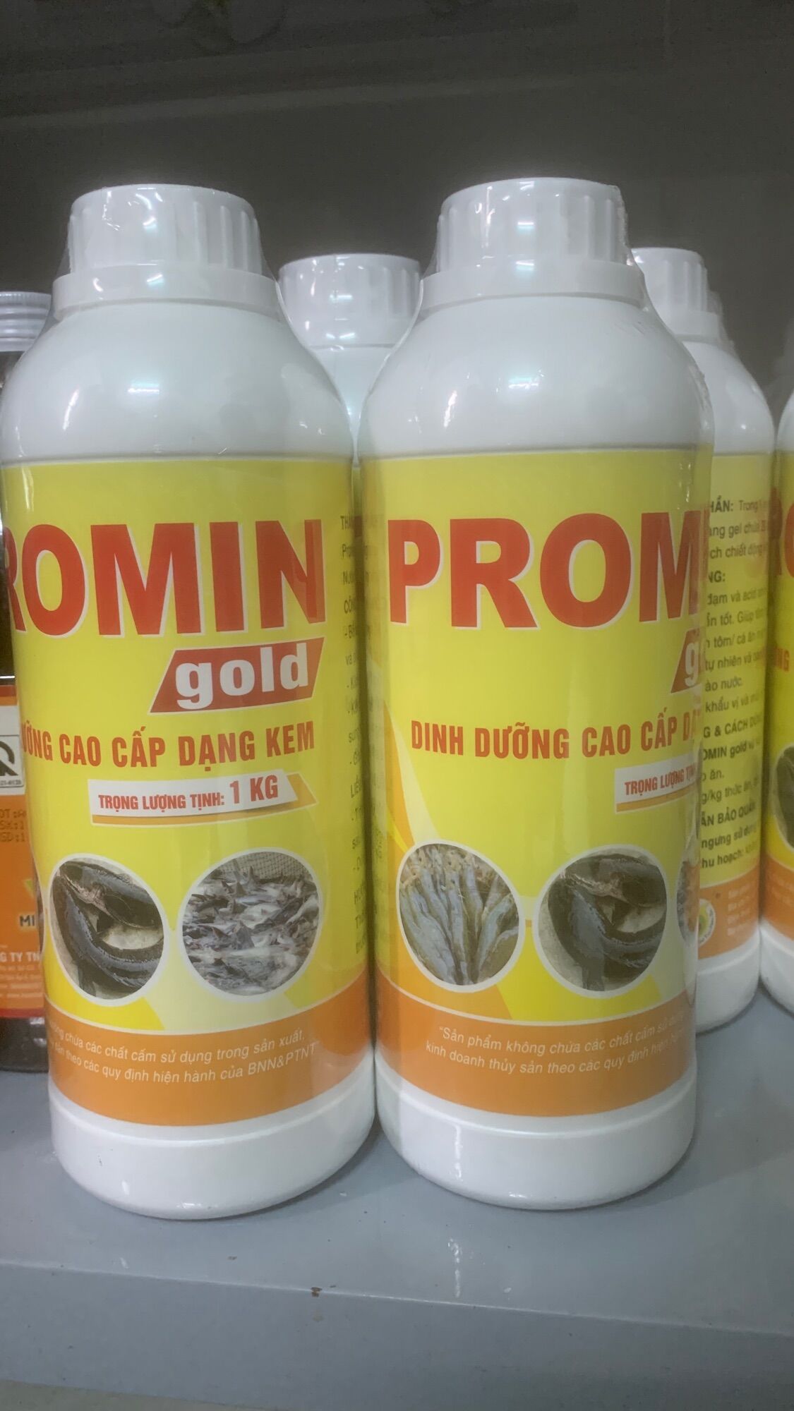 Promin Gold kích thích bắt mồi bổ sung dưỡng chất dùng cho nuôi trồng thuỷ sản