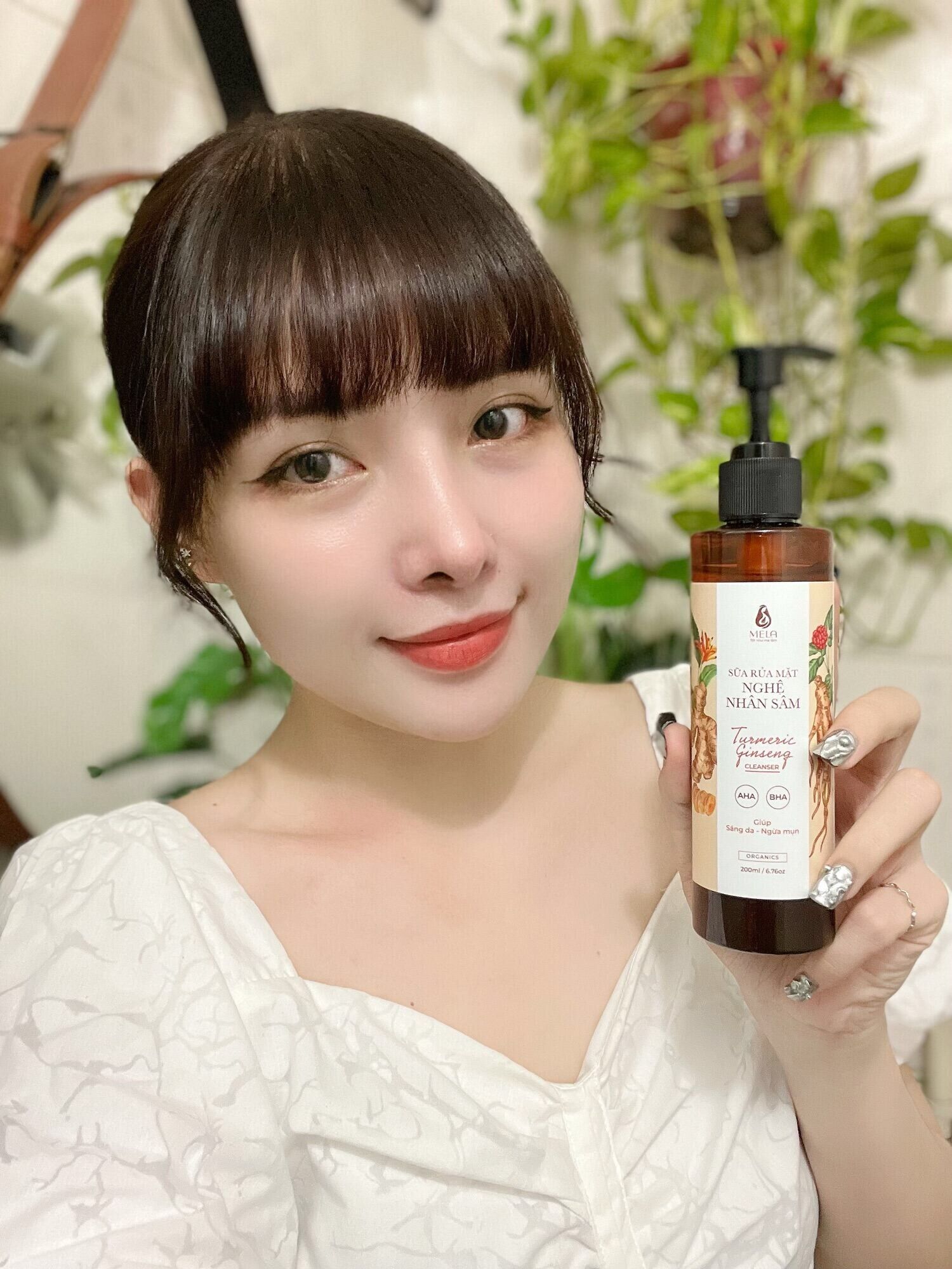 Sữa Rửa Mặt Nghệ Nhân Sâm MELA Sáng Da Sạch Mụn Bớt Thâm