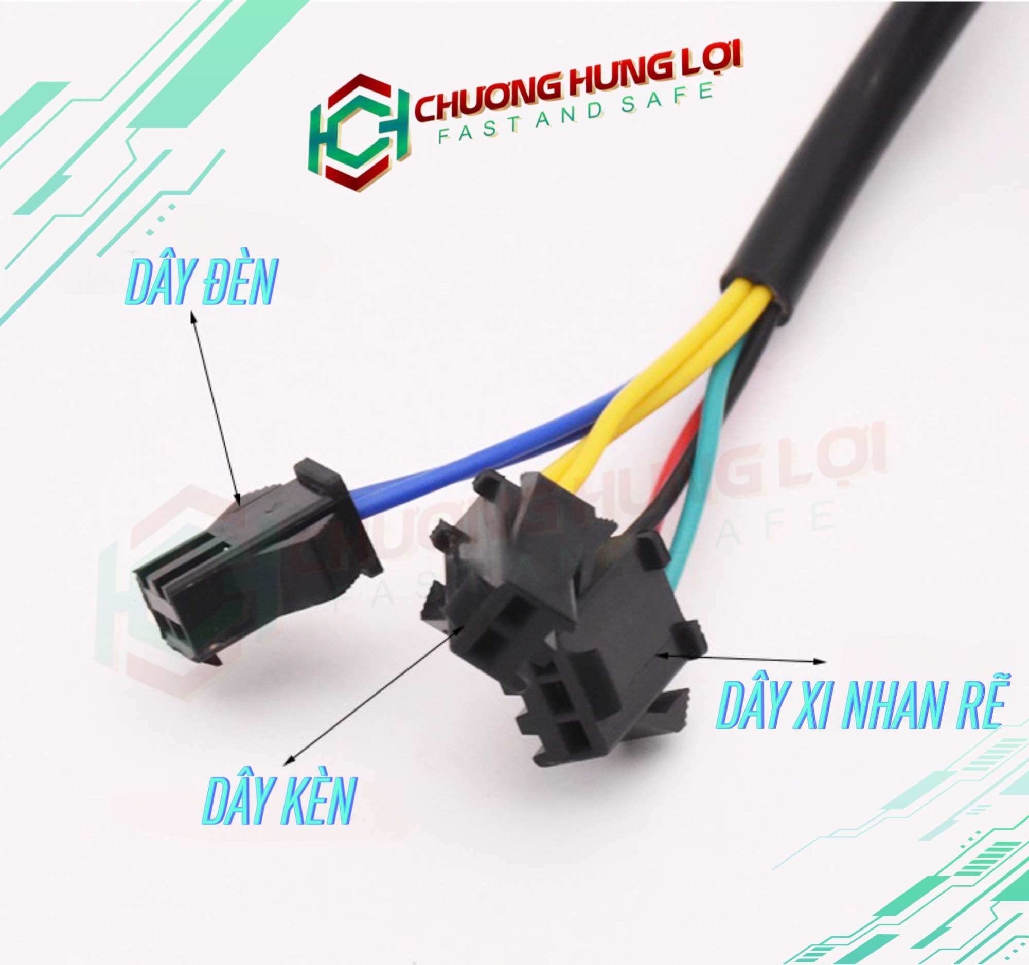 Bộ Cùm Công Tắc Kèn, Xi Nhan, Đèn Xe đạp điện