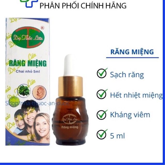 TINH DẦU RĂNG MIỆNG DẠ THẢO LIÊN 20ML (CHÍNH HÃNG 1000%)