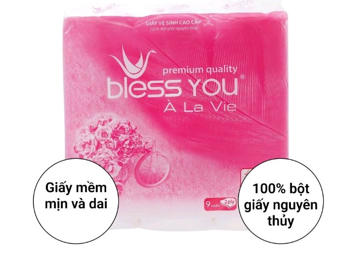 Khăn NAPKIN BLESS YOU ALAVIE 33x33 gói 100 tờ