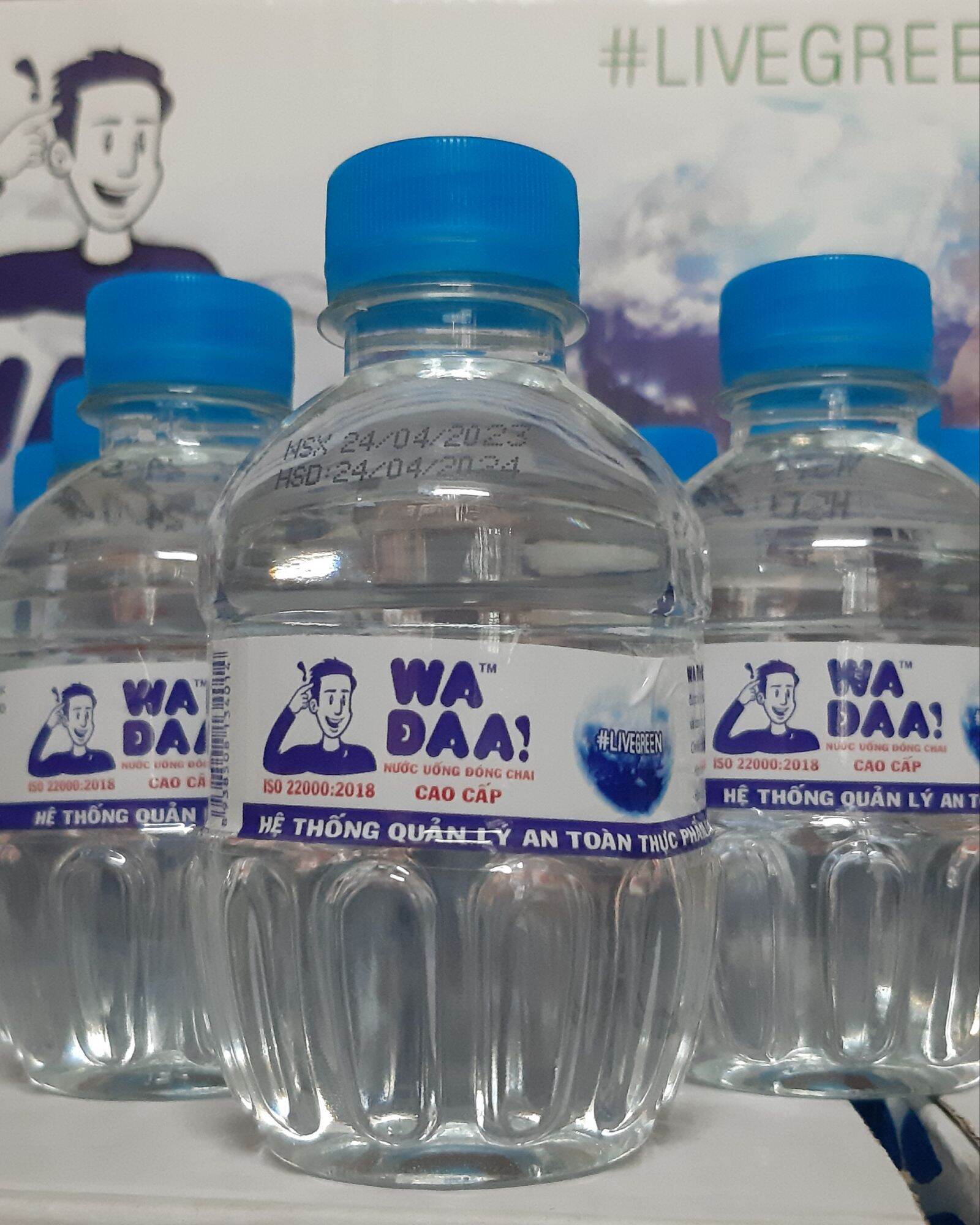 Nước suối đóng chai WADA 24 chai 250ml 1thùng