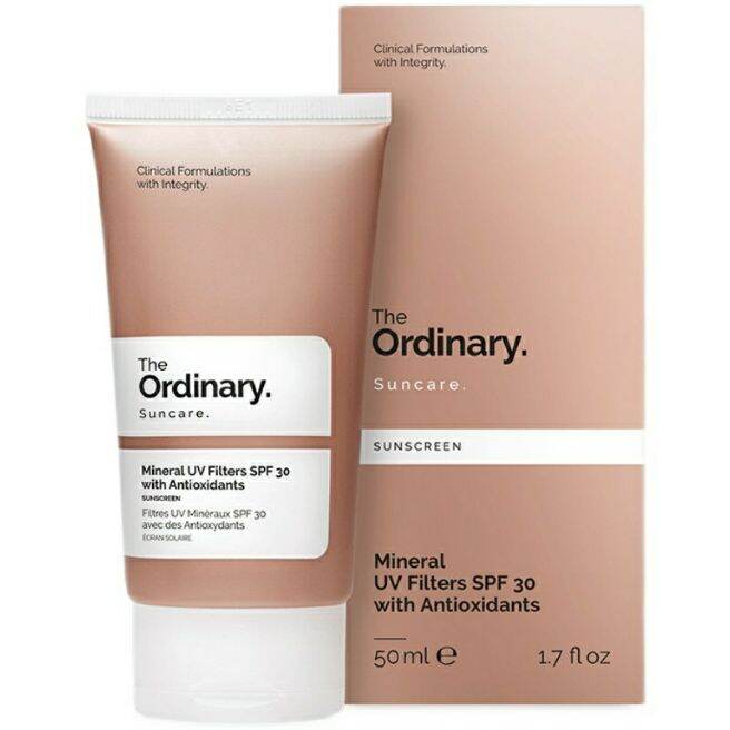 Kem Chống Nắng Chống Oxy Hóa The Ordinary Mineral Uv Filters Spf 30 With Antioxidants