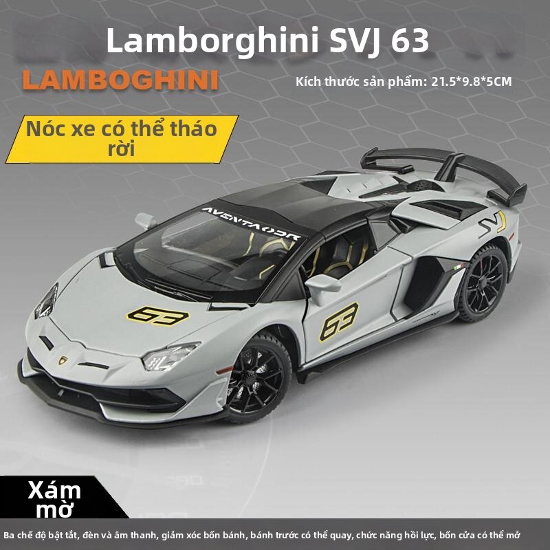 BANCHANJUANYING | Realistic Lamborghini Model Car for Children Alloy Toy - 9