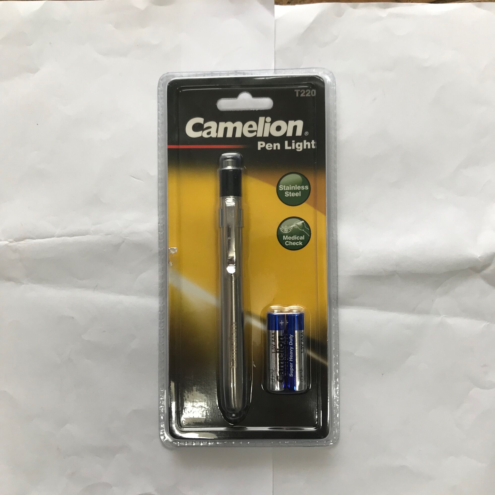 đèn bút soi tai,mũi,họng Camelion