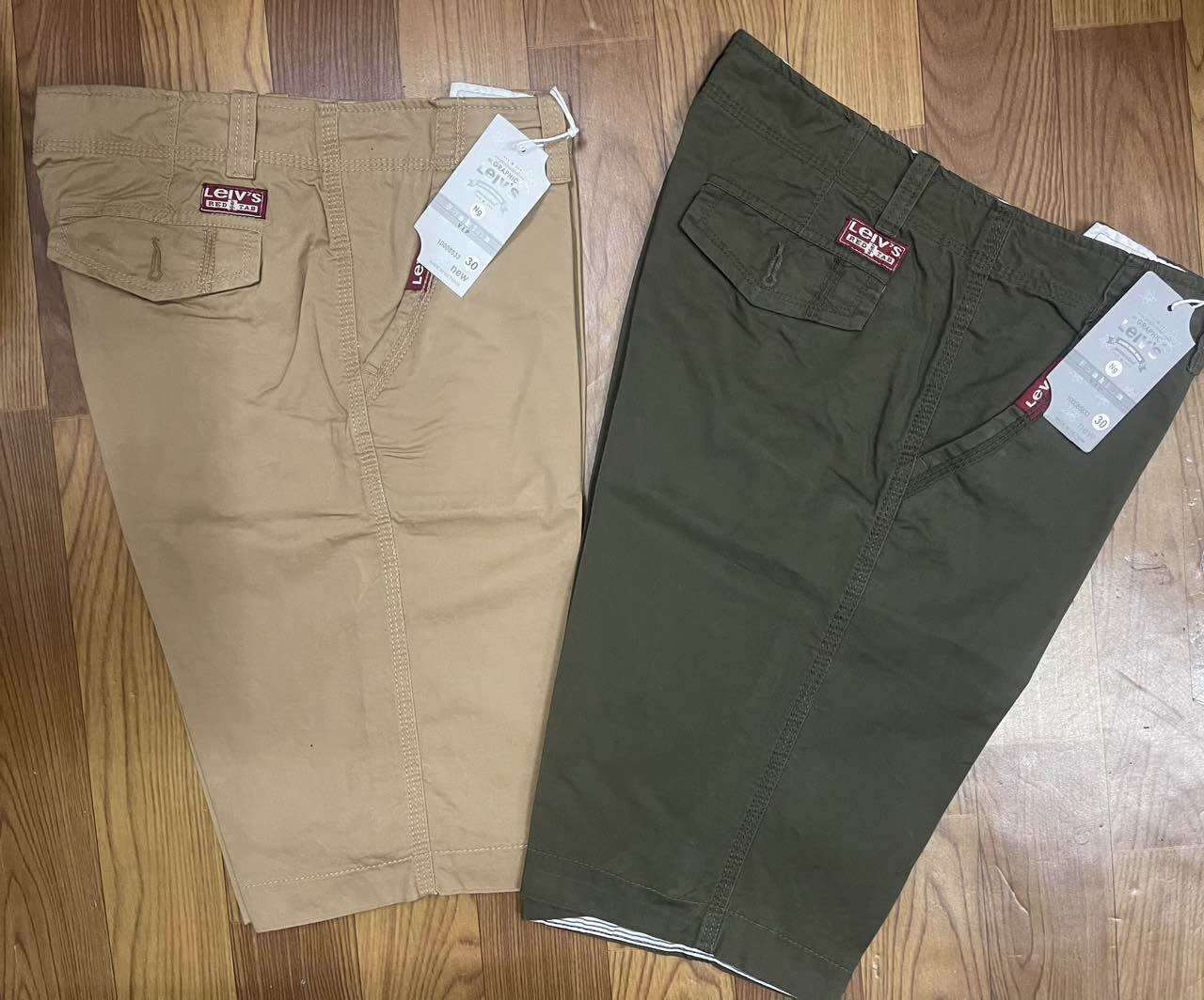 QUẦN SHORT KAKI NAM CĂN BẢN Ống Suông, Mịn đẹp,Độ dày vừa phải