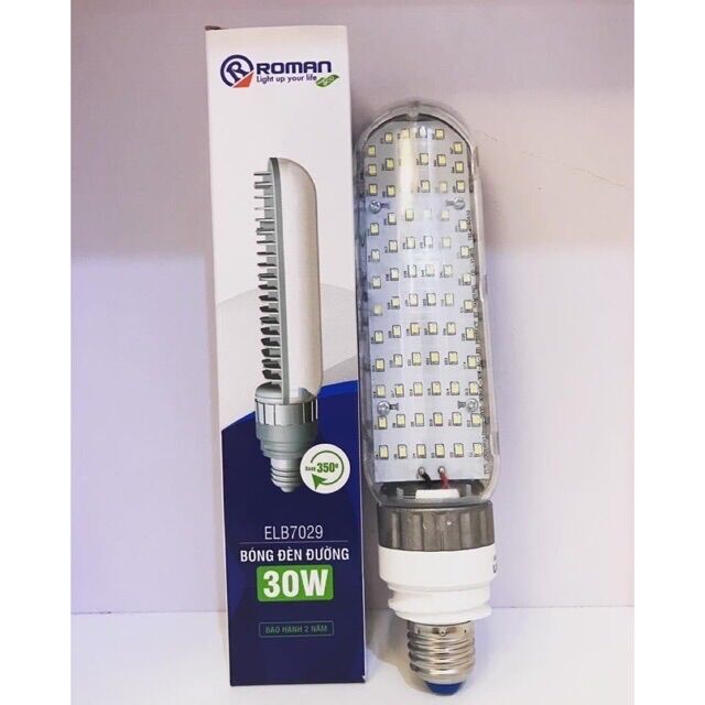 Bóng đèn đường 30w roman , đèn đường ngõ xóm led siêu sáng