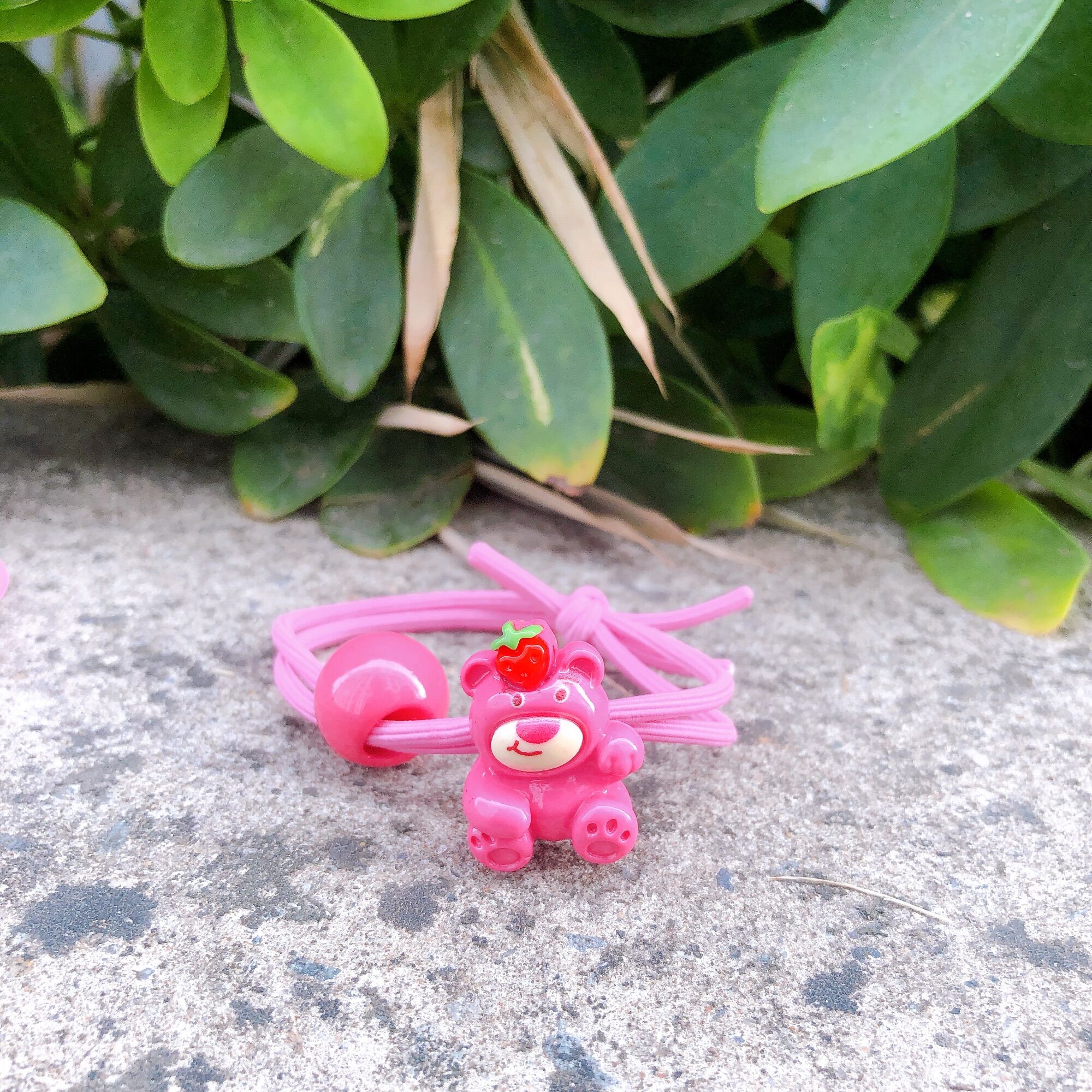 CỘT TÓC THUN GẤU DÂU LOTSO