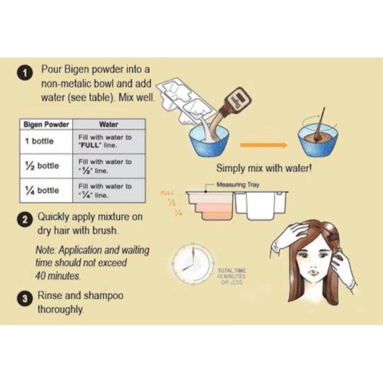 Thuốc nhuộm tóc phủ bạc thảo dược Bigen Nhật Bản( nk)