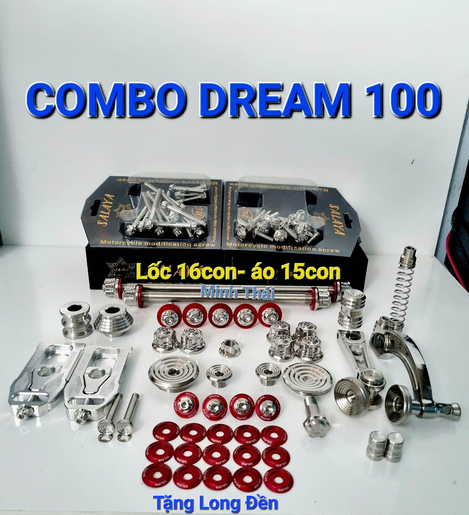 Bộ ốc vít salaya full xe dream