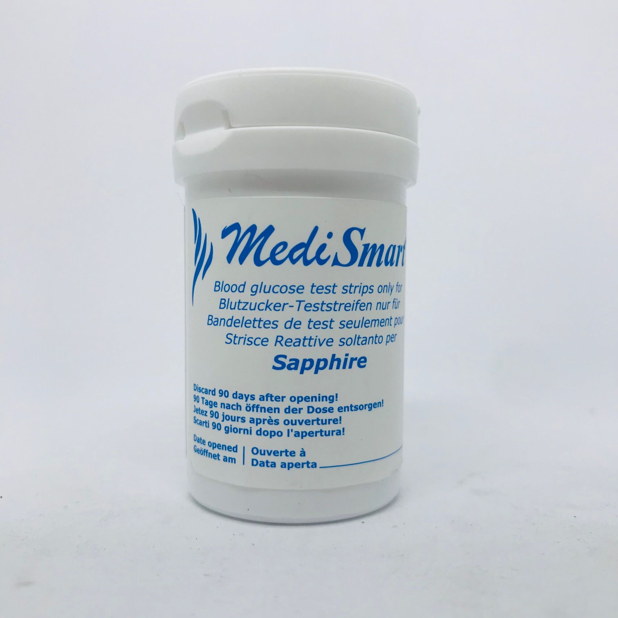 Que thử đường huyết MediSmart Sapphire (50 que)
