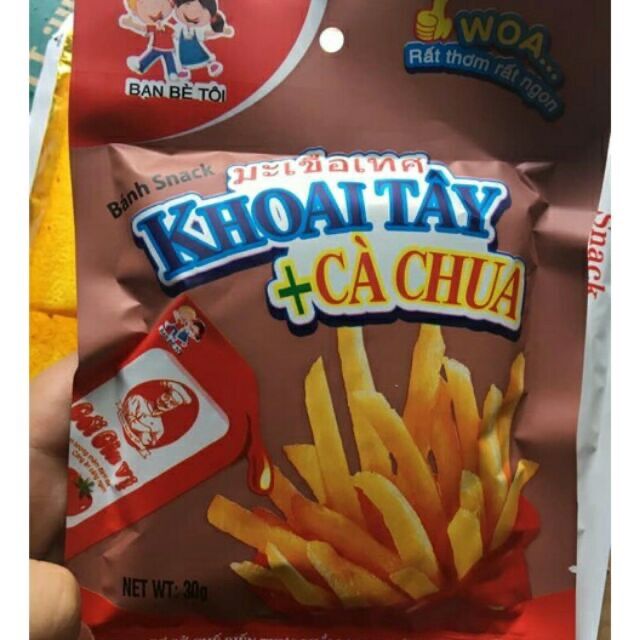 COMBO 10/20/30 GÓI SNACK KHOAI TÂY CÀ CHUA
