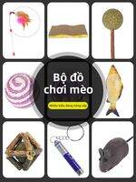 Taigepets | Bộ Đồ Chơi Giải Trí Cho Mèo Con