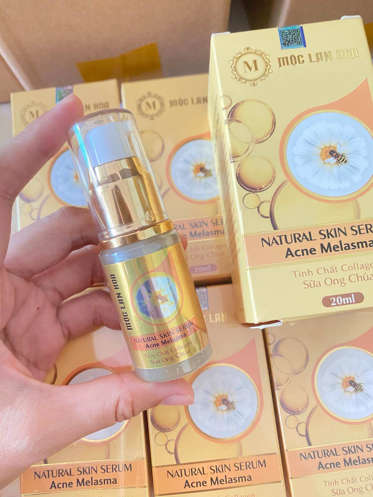 Serum mộc lan hoa tinh chất collagen sữa ông chúa 20ml