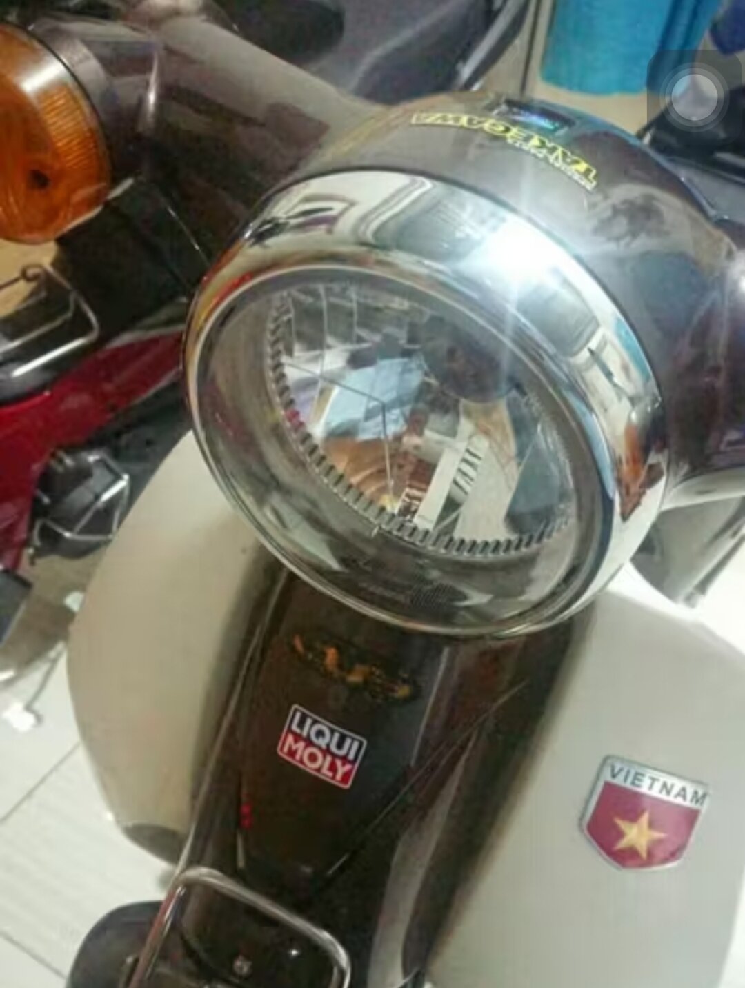 Bộ đèn pha xe CUB đời mới.