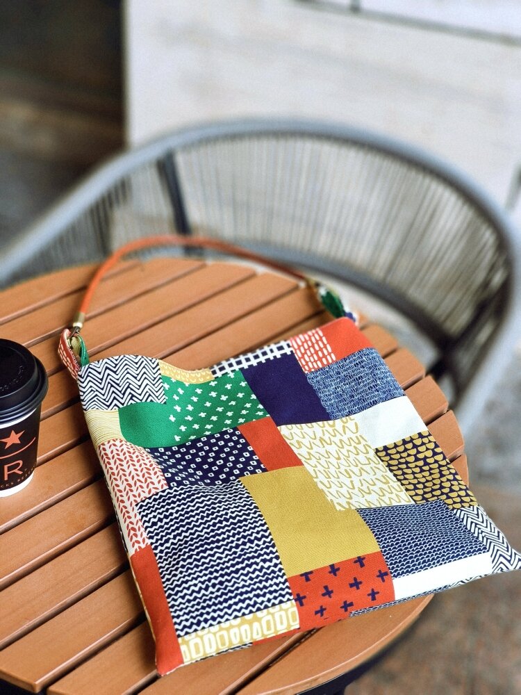 Simple Sewing DIY Material Kit Traditional Handmade Round-Made Bag for Beginners Finished Product Chinese Brand Home Fabric Giá 529,000 Đồng*Miễn phí vận chuyển