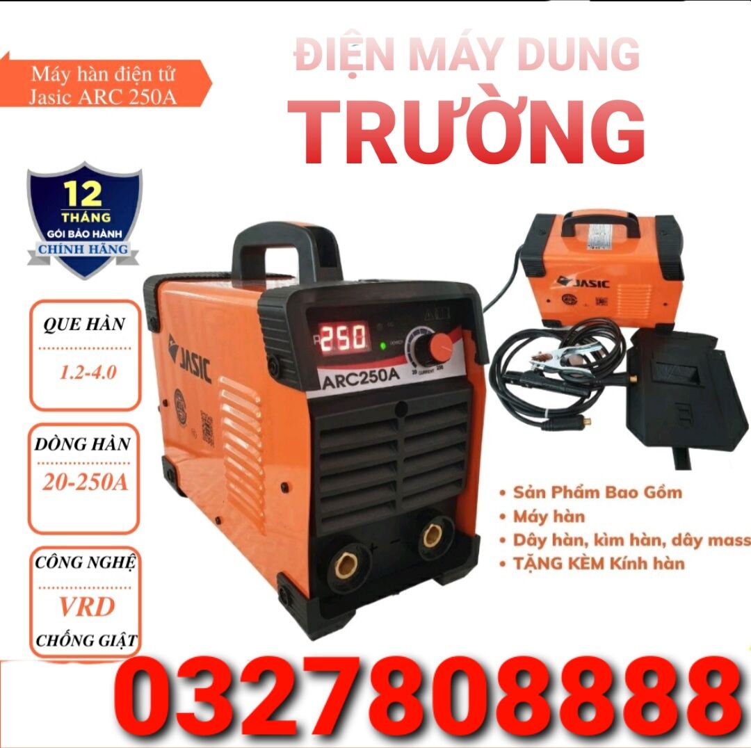 Máy hàn jasic ARC 200A - Máy hàn điện tử Jasic ARC 250EChính hãng