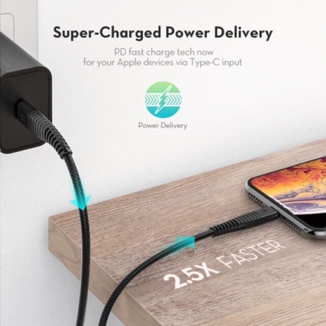 Cáp RAVPOWER Type C to Lightning Chính Ravpower RP - CB020