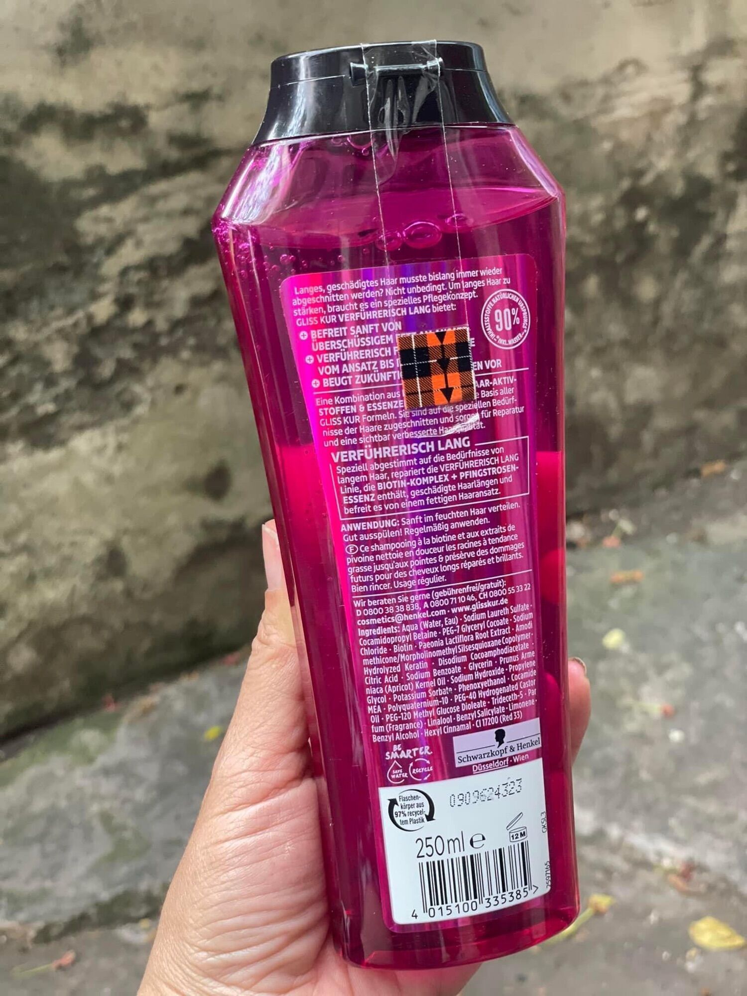 [HCM]Dầu gội Schwarzkopf Gliss Kur. Made in Germany