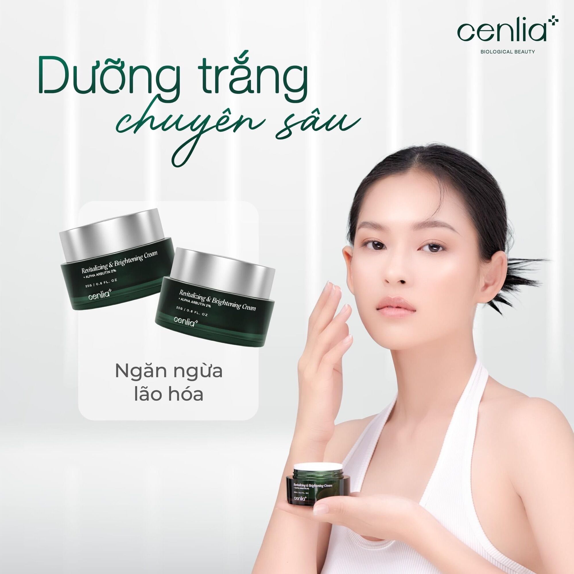 Kem face alpha arbutin 2% cenlia