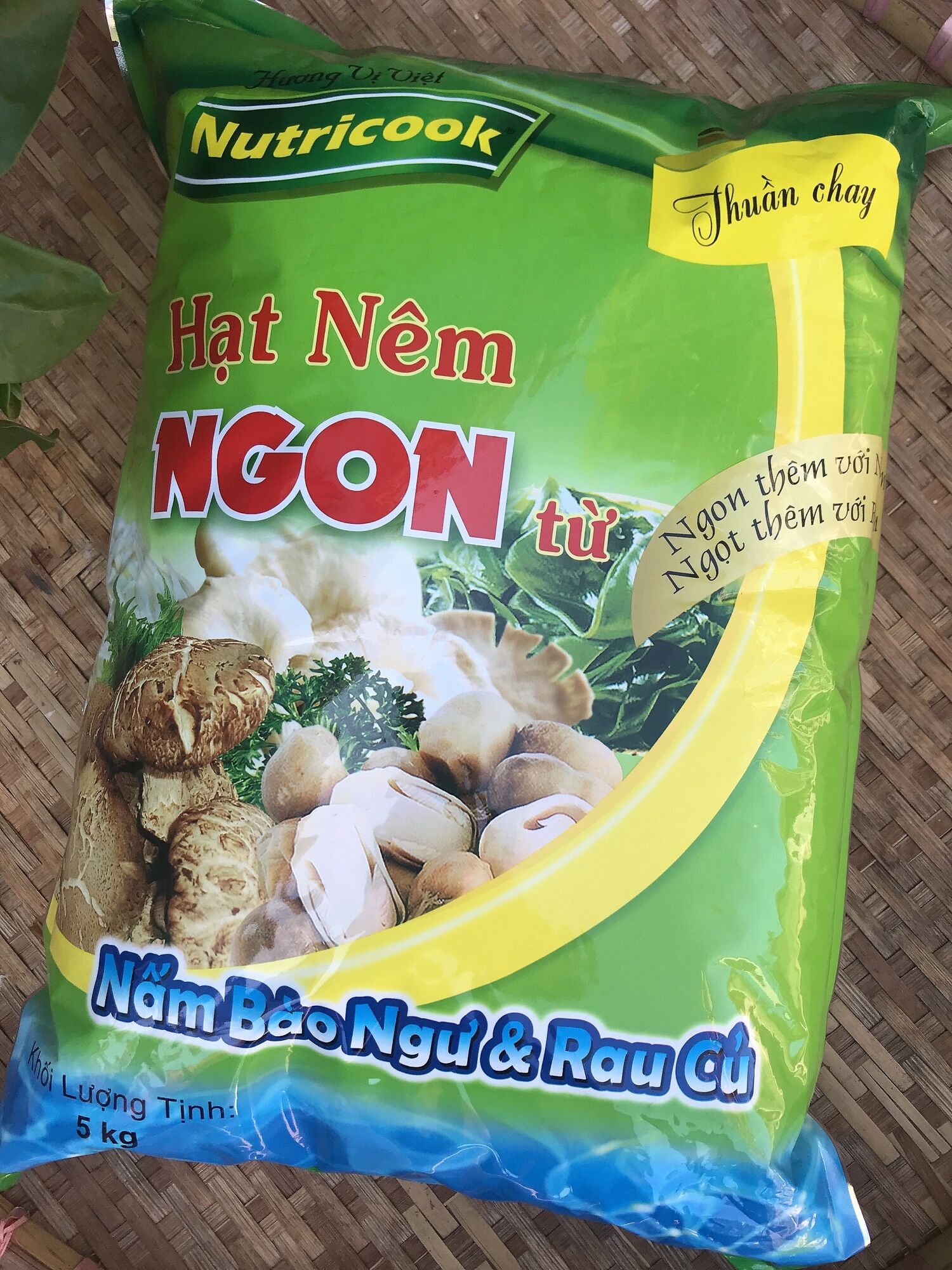[5kg] Hạt Nêm Nấm 🍄 Nutricook (chay mặn đều dùng được)