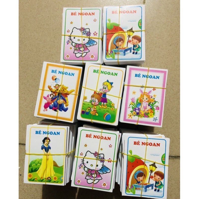 Set cọc 500c phiếu bé ngoan mầm non, Phiếu bé ngoan