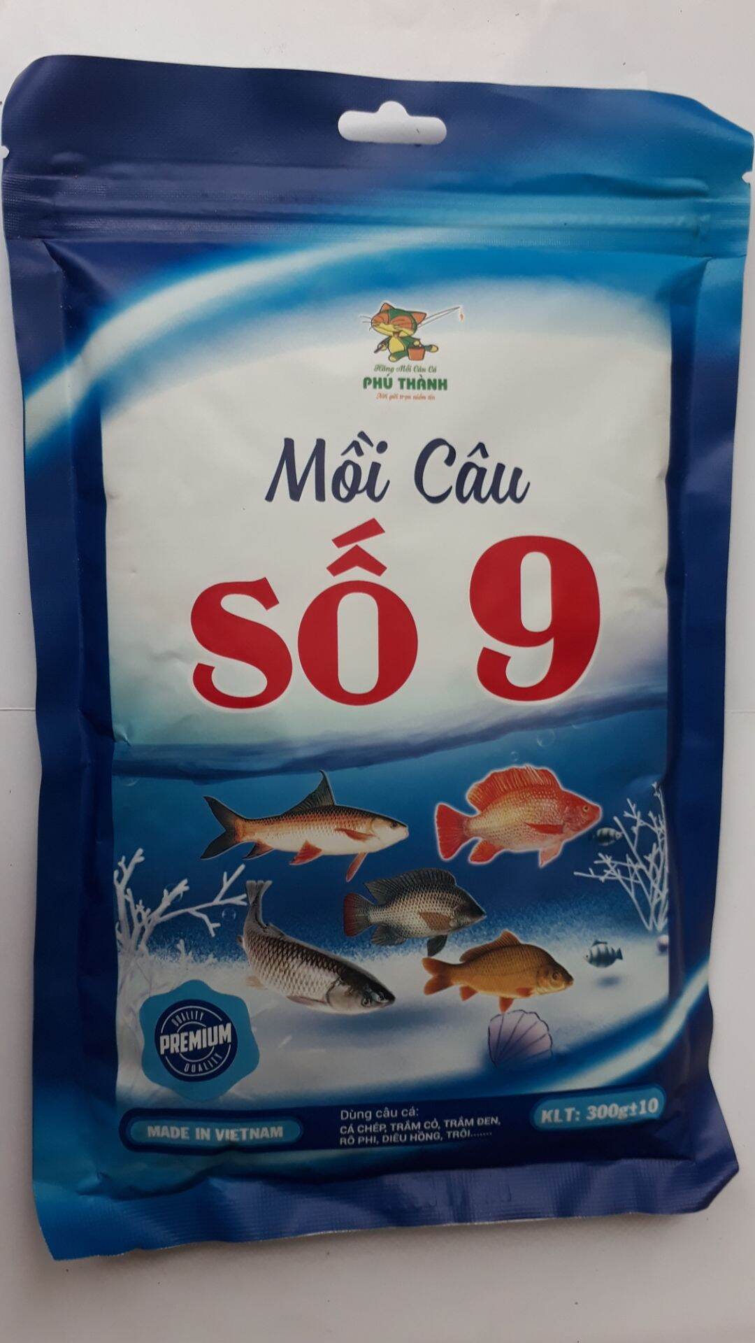 ComBo (gồm 3 gói) mồi câu số 7,số 9 và mồi tanh ốc hiến Hãng Mồi Câu Phú Thành. 