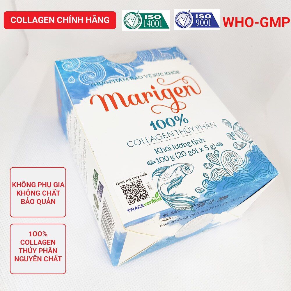 Marigen Collagen Thuỷ Phân Nguyên Chất Dạng Bột