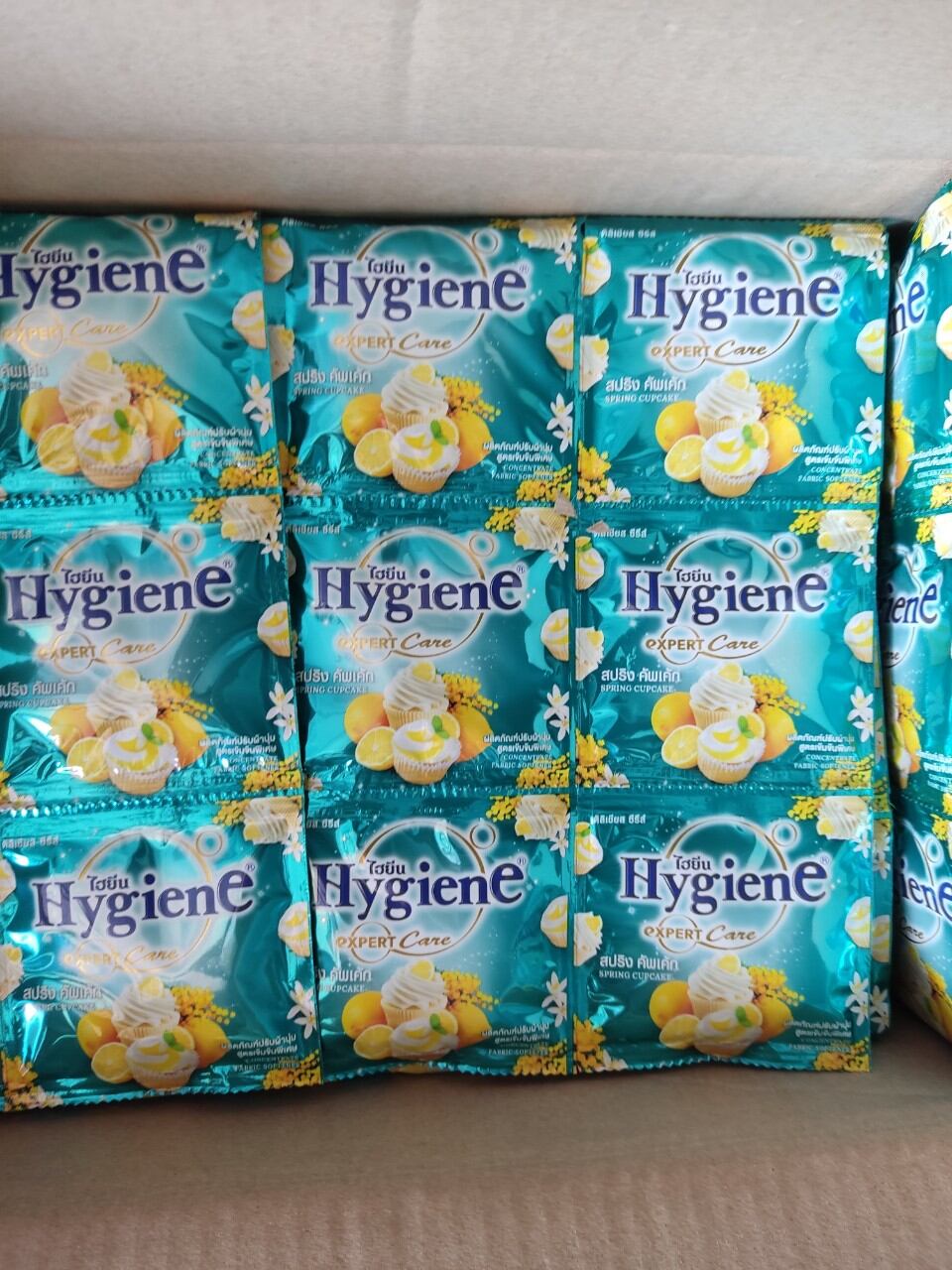 ( 10 gói) nước xả hygiene thái lan đậm đặc - màu xanh mint màu mới ra
