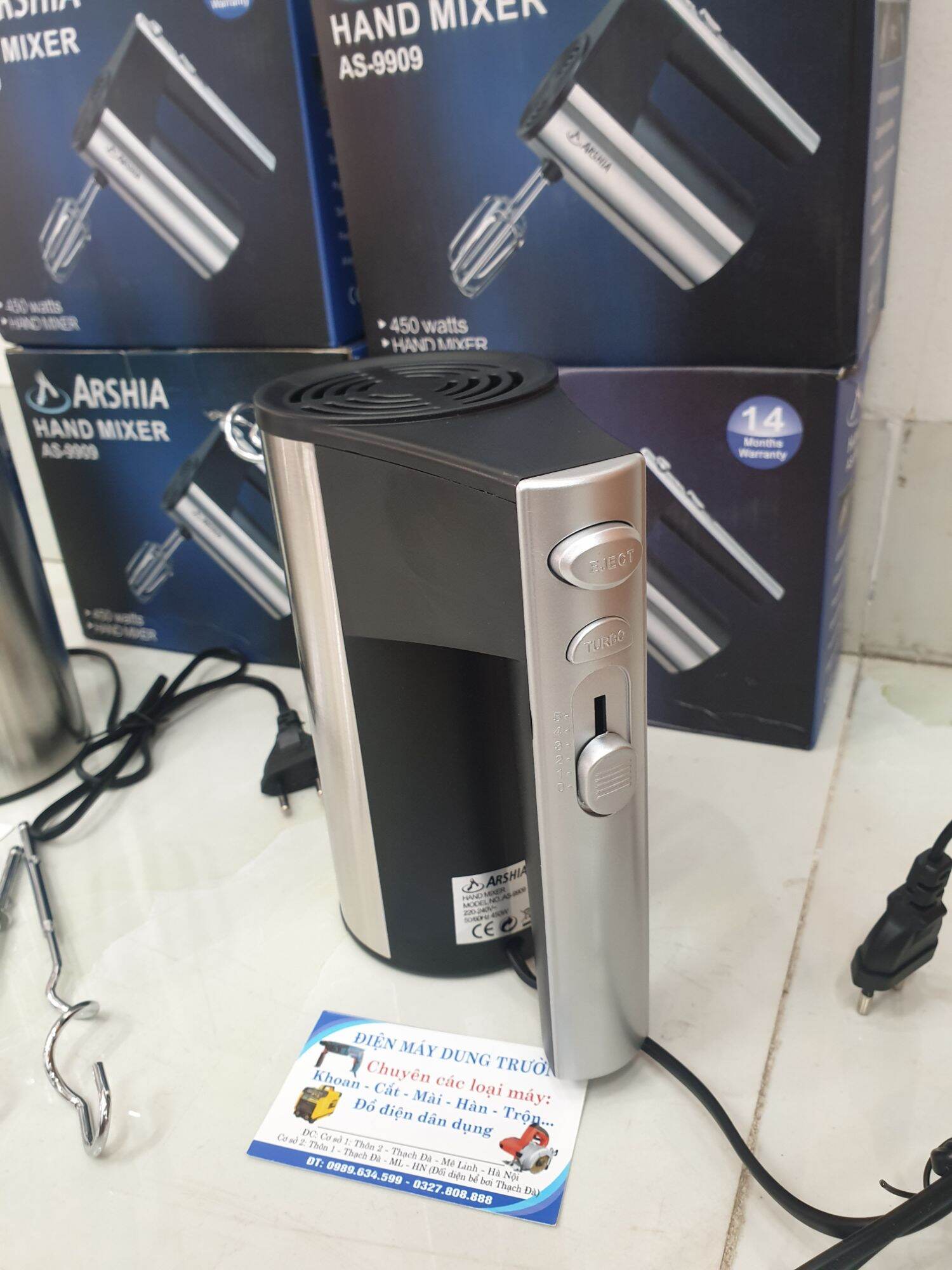 MÁY ĐÁNH TRỨNG ĐA NĂNG ARSHIA HAND MIXR - AS-9909