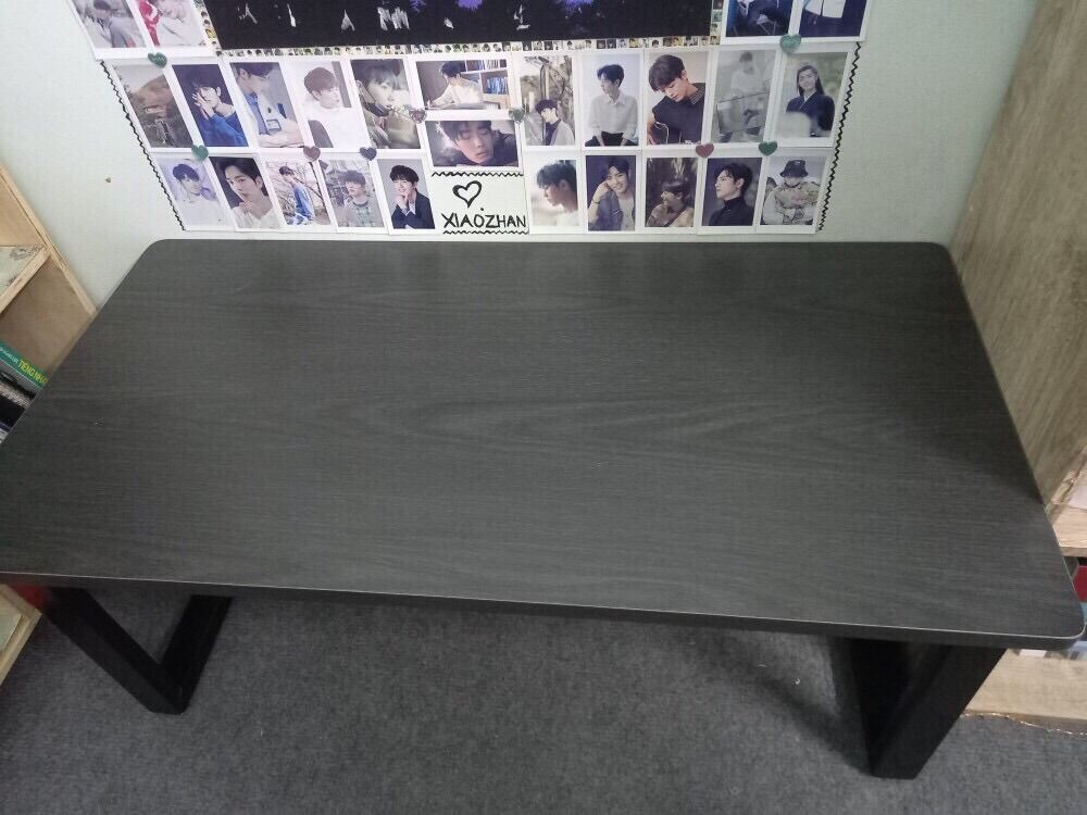 Bàn ngồi bệt, bàn học, bàn làm việc (60*120 cao 32cm) gỗ MDF chống ẩm chân sắt gấp gọn {giá tại xưởng}