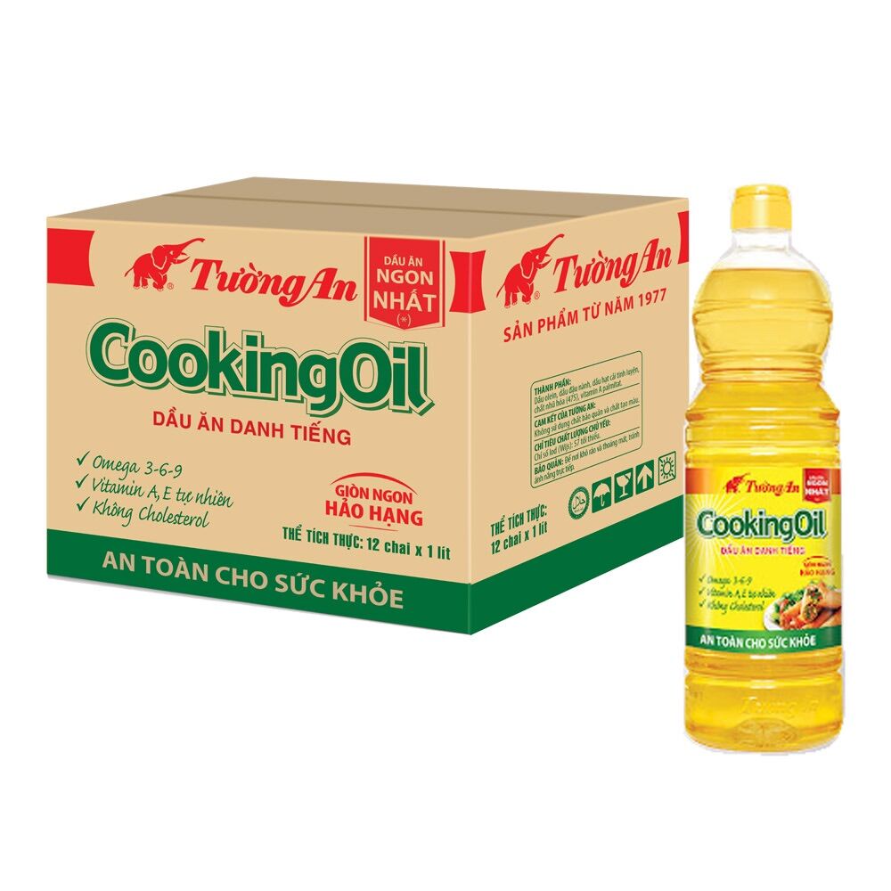 Dầu ăn Tường An chai 1 lít