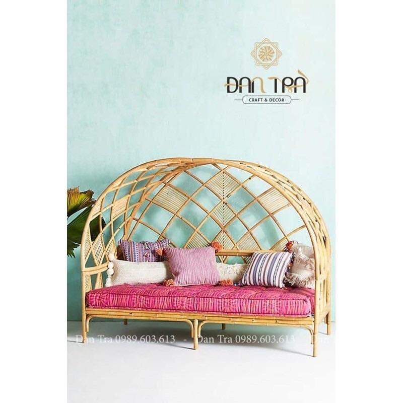 Ghế Sofa Mây Vòm Cung - ĐAN TRÀ - Nội Thất Mây Tre Đan