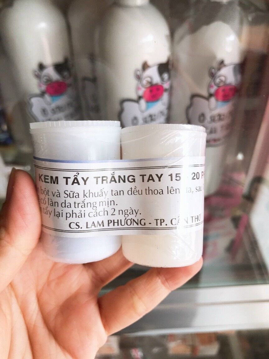 Tẩy trắng da cấp tốc tốc 20 phút