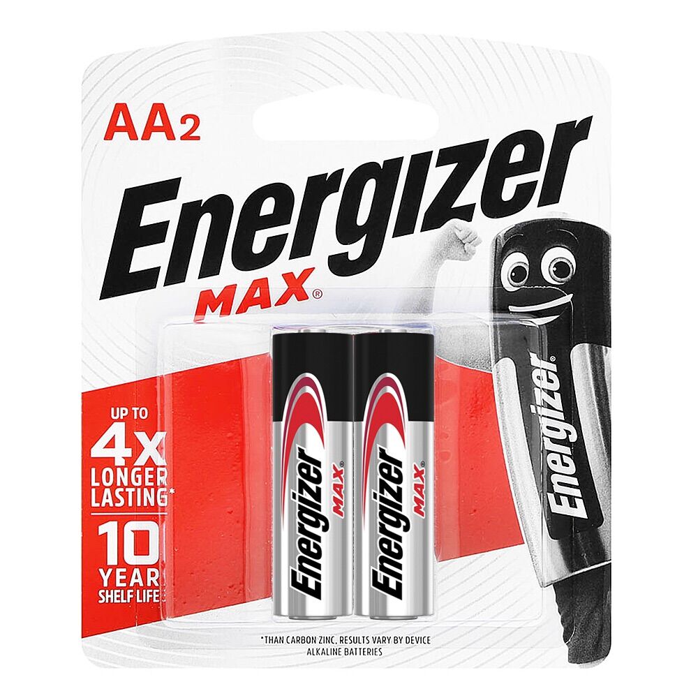 Pin AA Energizer Alkaline Chính Hãng - vỉ 2 viên.