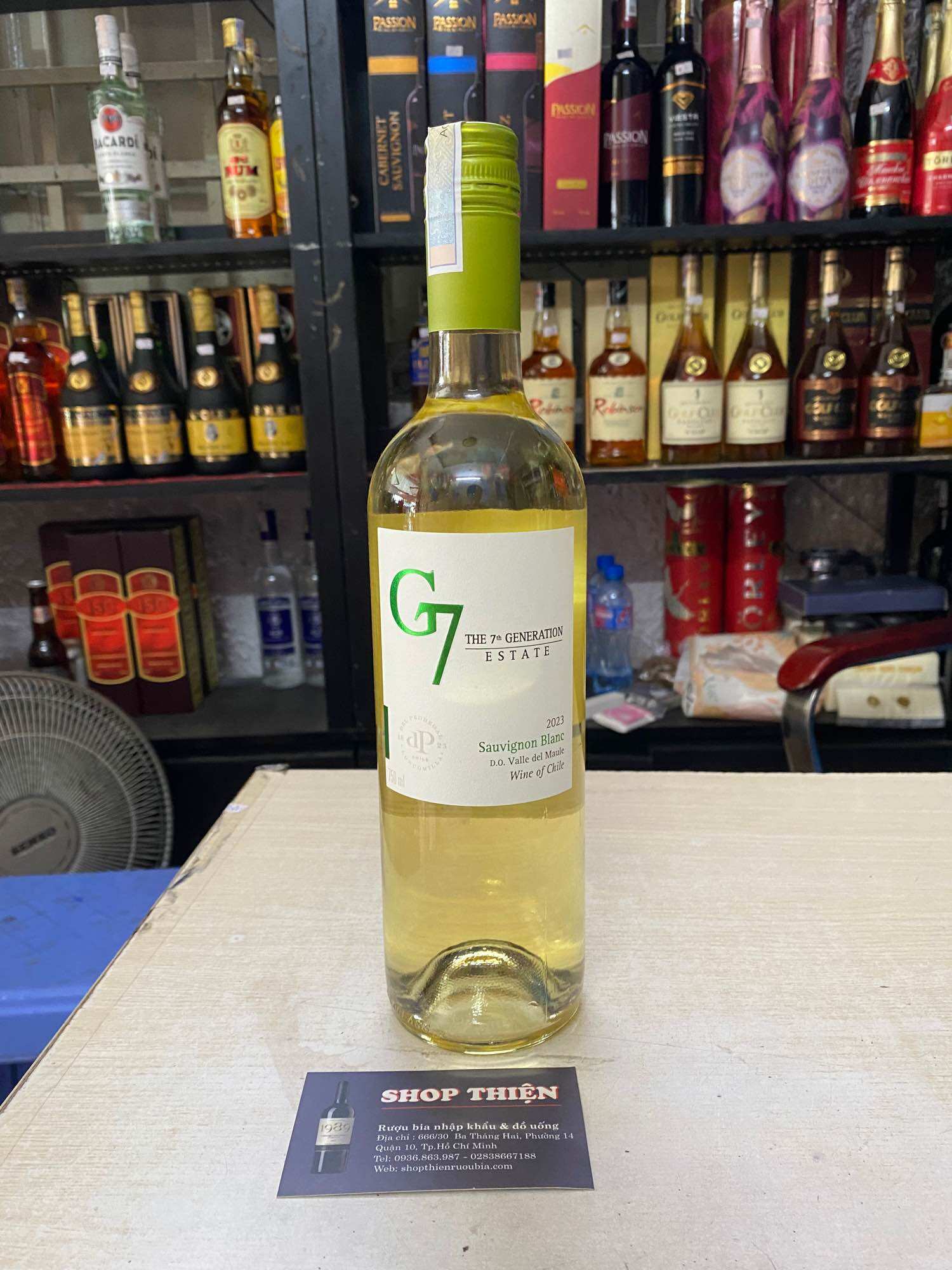 Vang Trắng Chile G7 13% 750ml-Sauvignon Blanc