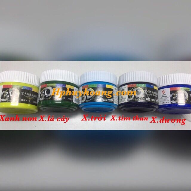 MÀU ACRYLIC 3D 100ML