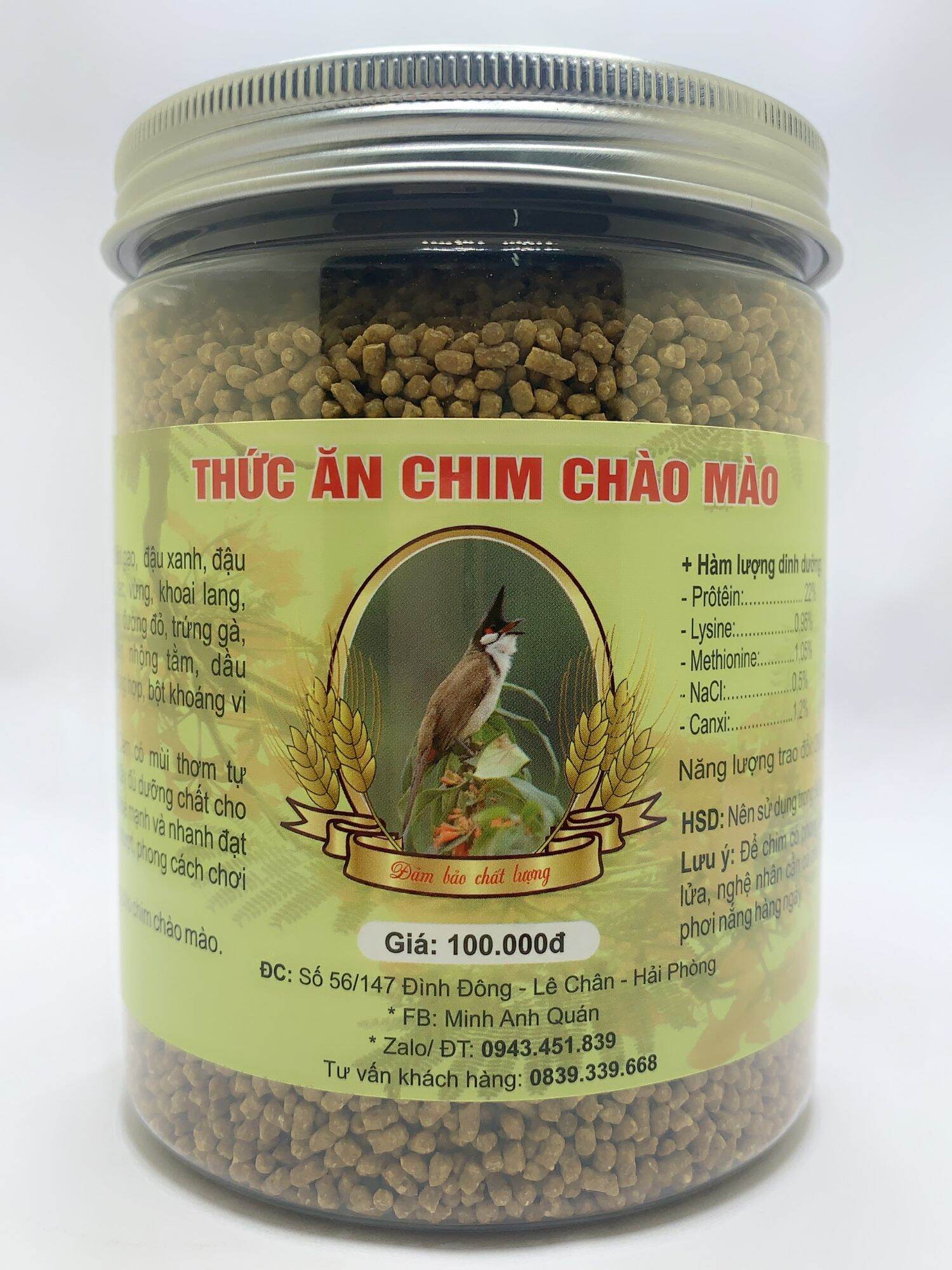 Cám Chim Chào Mào Minh Anh Số 1 (500gr)