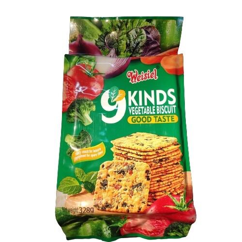 Bịch 328g bánh quy giòn rau củ/gà hầm