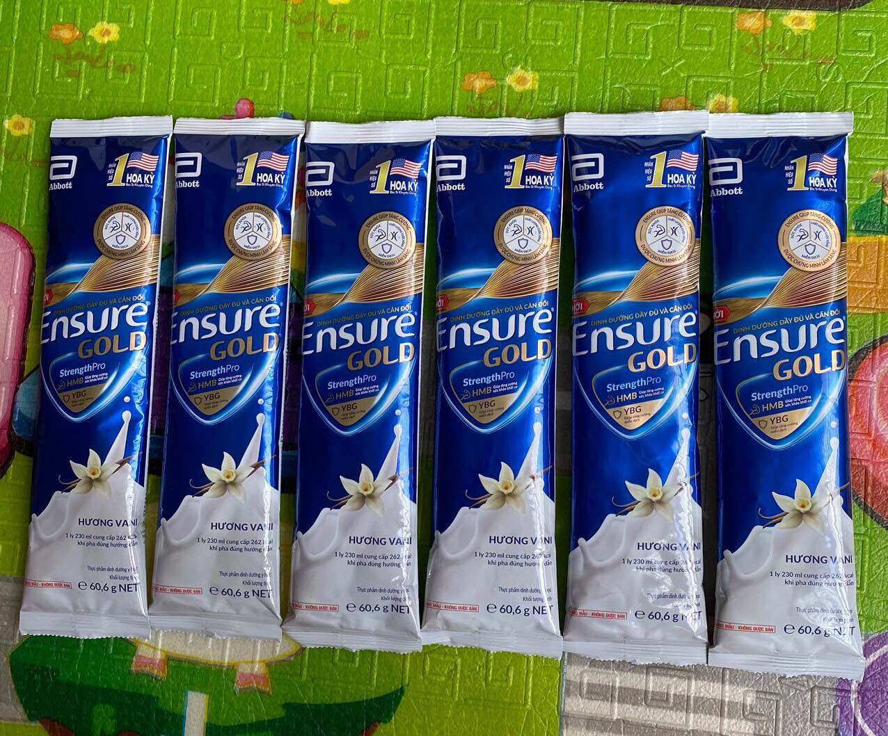 Combo 50 Gói Sữa Ensure Gold (60,6g) Đủ Vị Date 2027