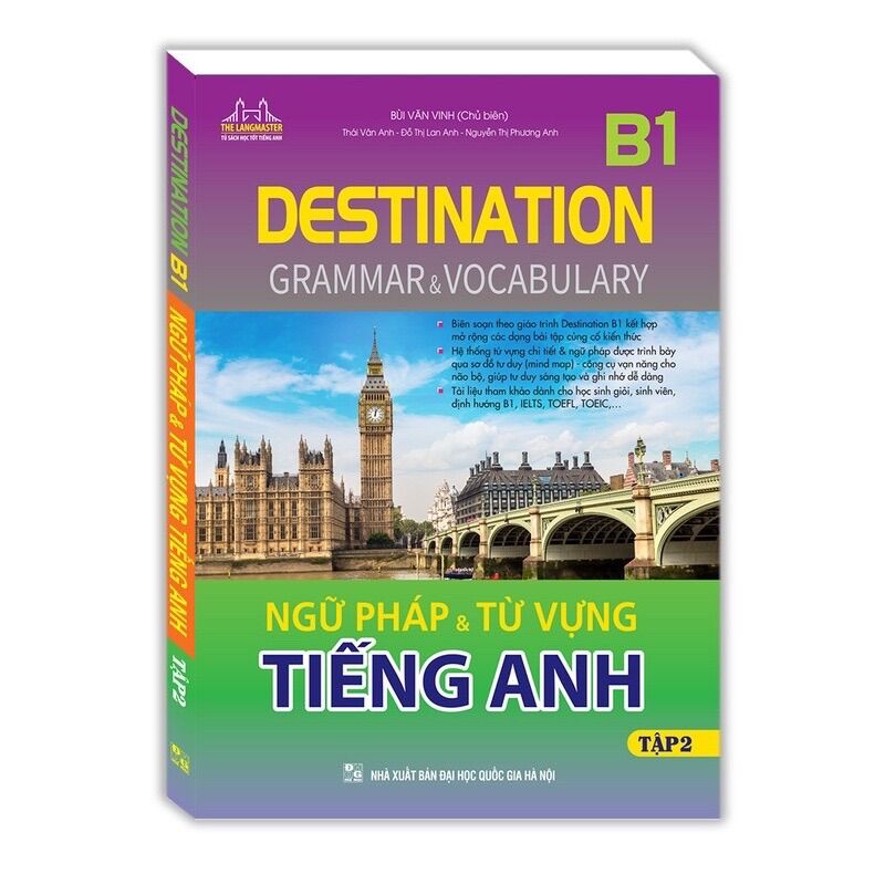 Sách - (Combo 2 tập) DESTINATION B1 - Ngữ pháp và từ vựng tiếng anh