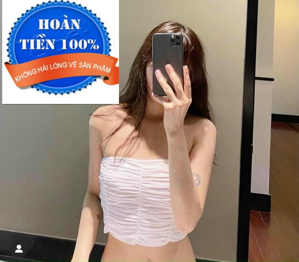Áo ống thun lụa nhún 'thuận nguyễn