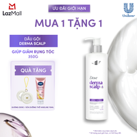 Dầu Gội Giảm rụng & Giúp tóc Phồng Dày Dove Derma Hairfall Mới 350G