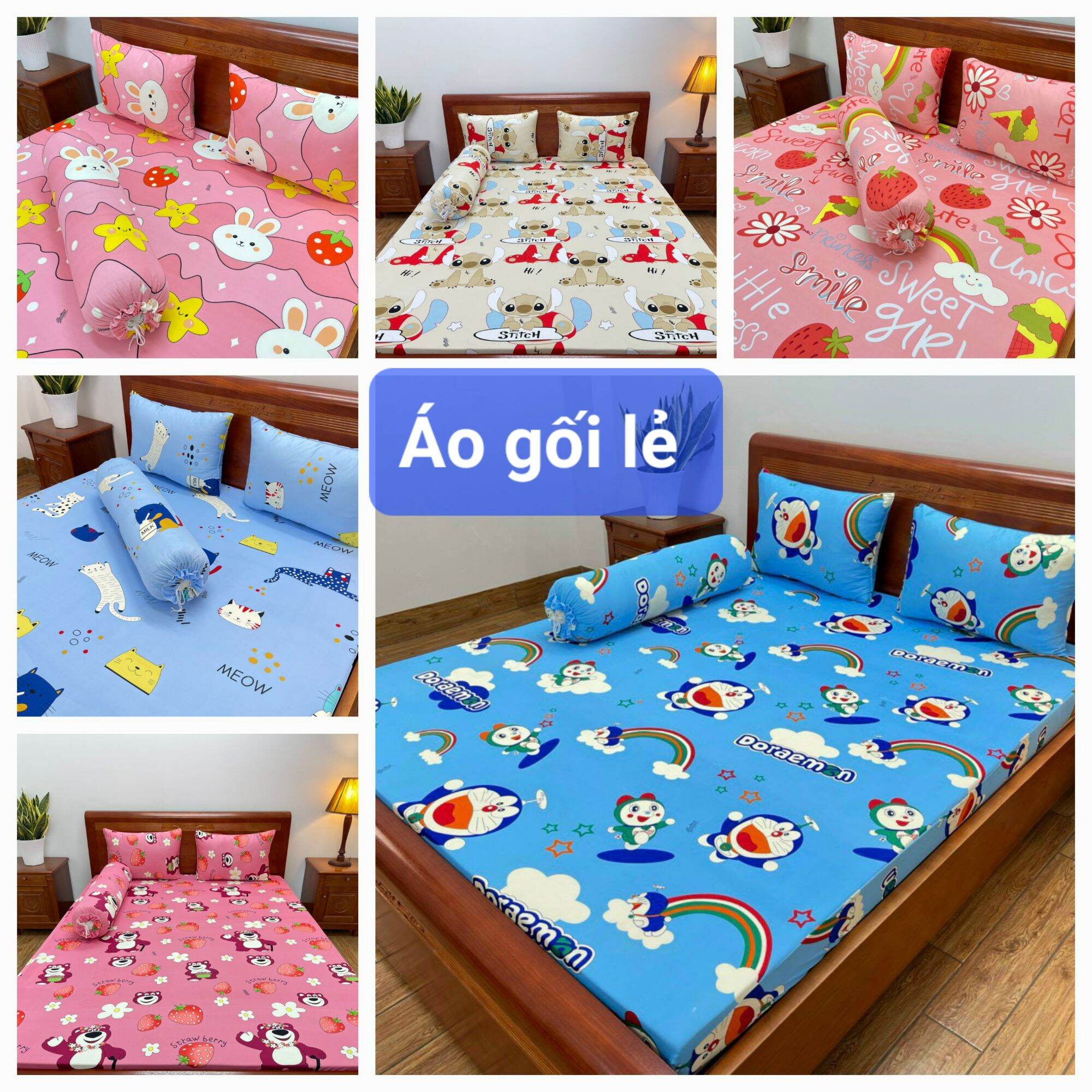 Áo gối lẻ thun lạnh hàn quốc cao cấp. mềm mát-mịn