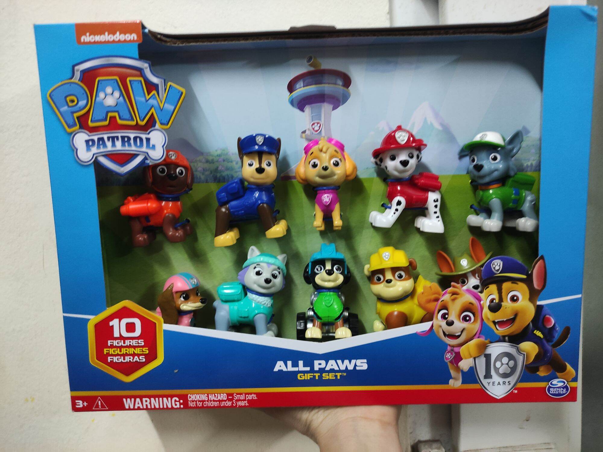 Paw Patrol set 10 nhân vật chó cứu hộ All Paw Gift set.